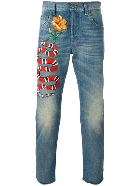 gucci jeans mens for sale|gucci pants ioffer.